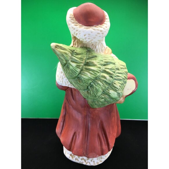 Vtg Santa Claus Saint Nicholas Figurine Porcelain Christmas Holiday Home Decor - Picture 4 of 16
